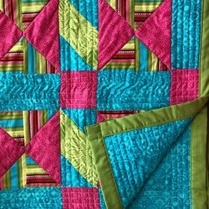 Hand made baby quilt.